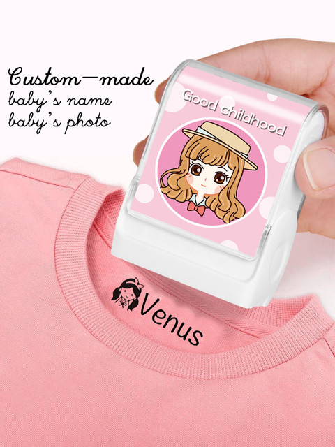 Custom Name Stamp Clothes, Clothing Name Stamp